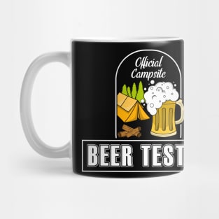 Beer tester on the camping site Mug